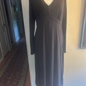 Loft size 12 Black long sleeve dress